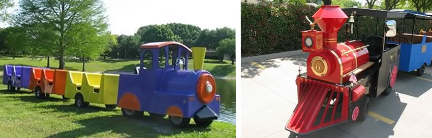 trackless trains for kids party rentals