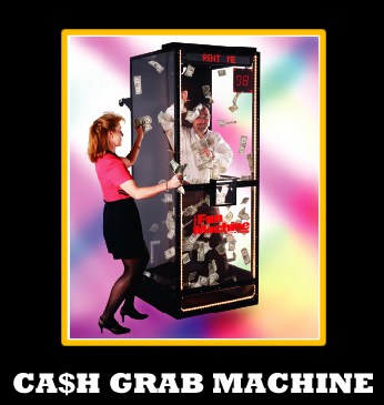Cash grab machine for rent