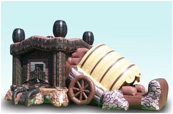 Corral Combo - western Themed Bounce House