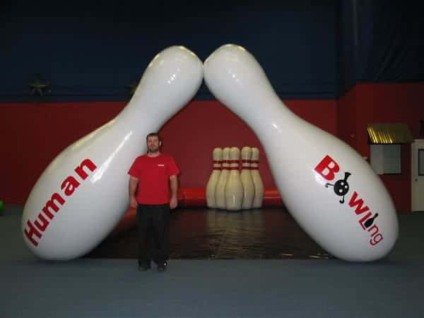 Human Bowling for Rent