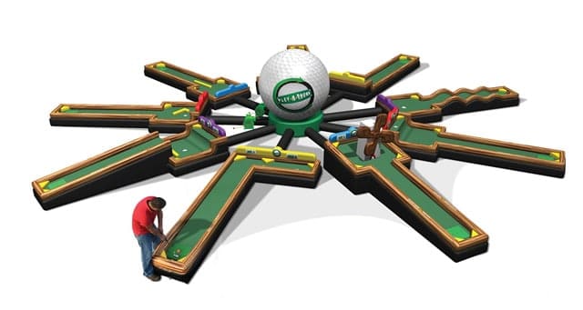 Play a Round of Mini Golf Party Rental