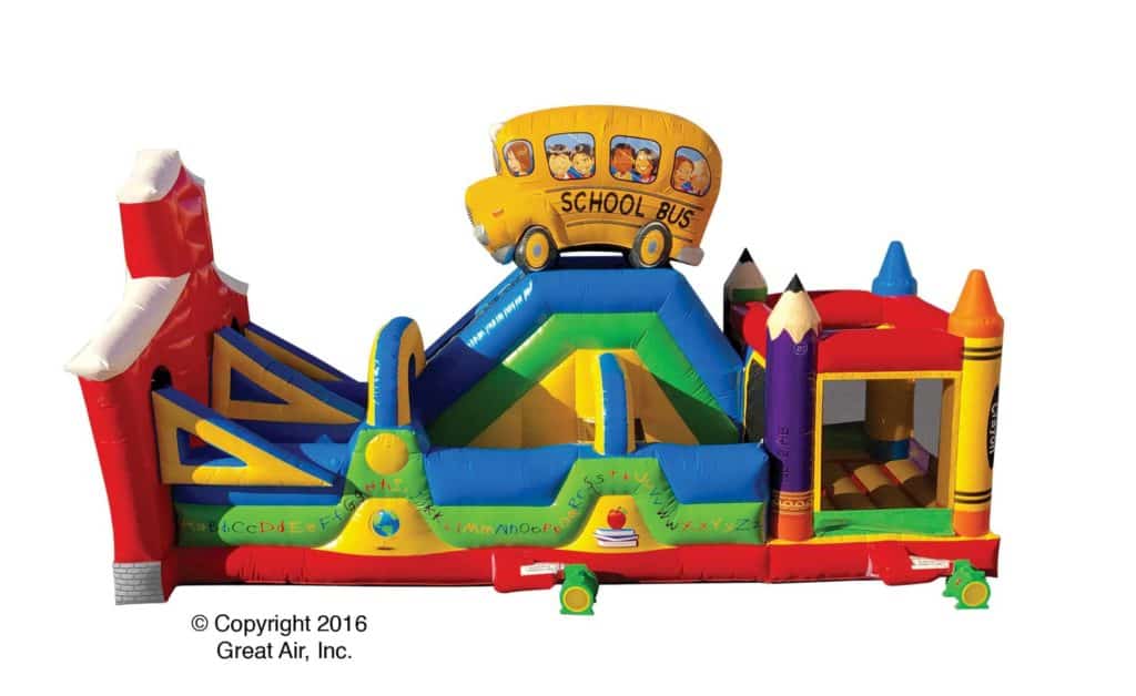 school - obstacle course rental