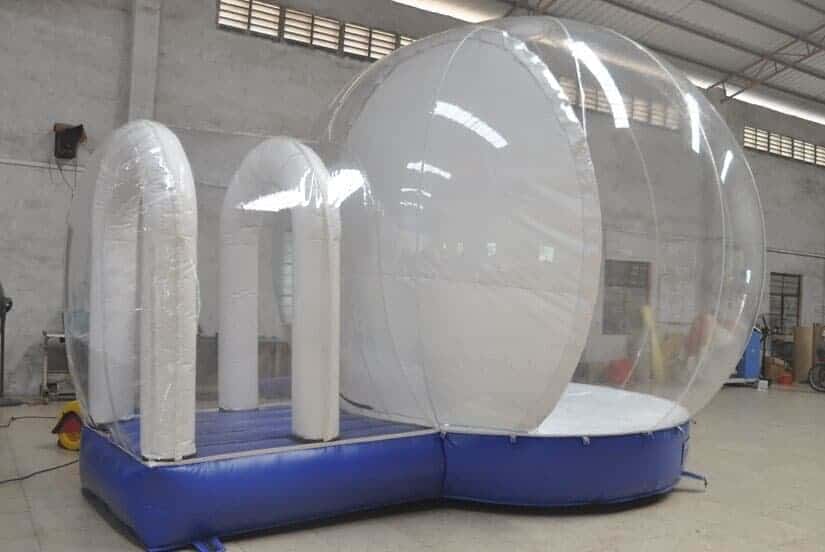 inflatable snow globe