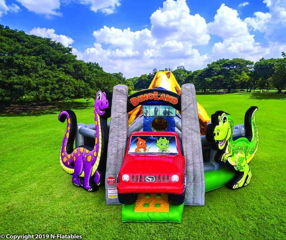 Dinosaur Bounce house rental for boys