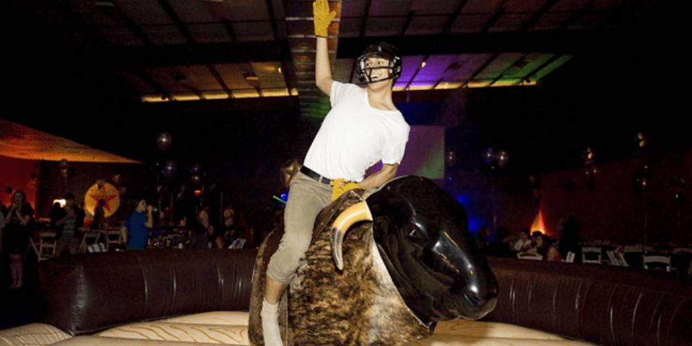 Mechanical Bull for Rent for Christmas Party