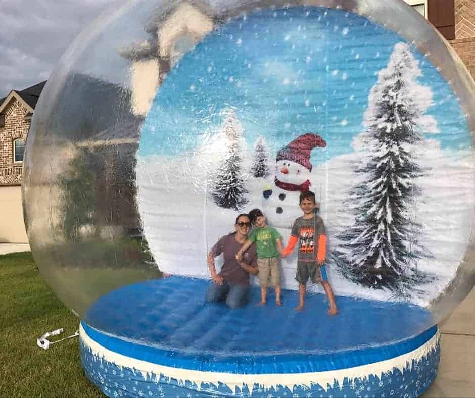 Snow Globe Photo Booth