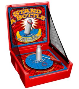 Stand A Bottle Carnival Blue Carnival Game Rental-Texas