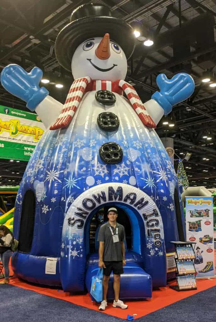 Snowman - Christmas Bounce House Rental