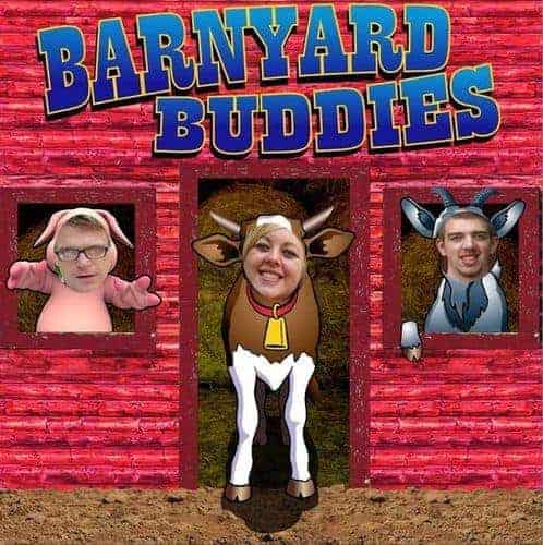 Baynyard Buddies backdrop for Western themed photos