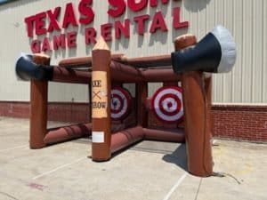 Large Ax Throwing Carnival Game