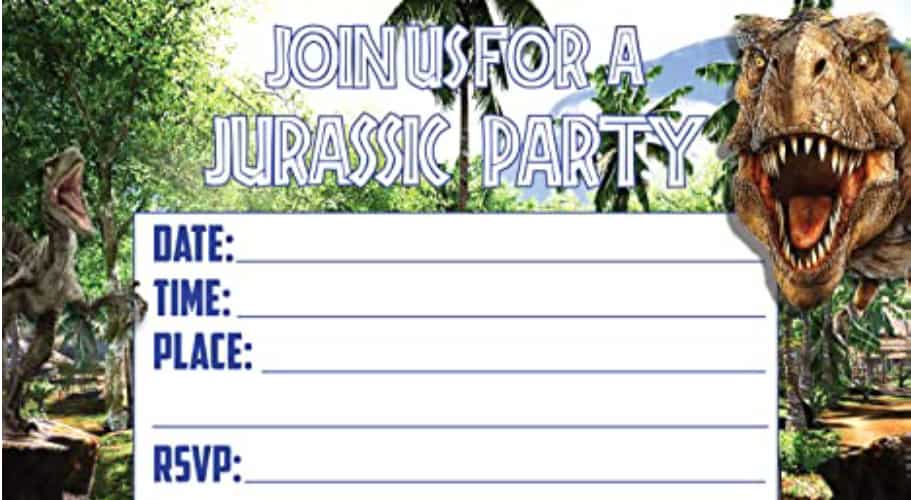 party invitation jungle theme