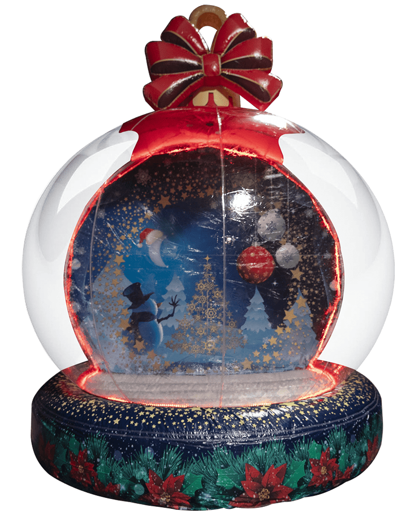 Giant Christmas Ornament Snow Globe Rental