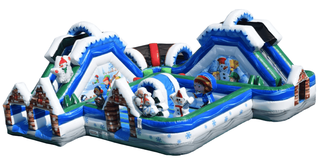 Winter Playground Obstacle Course Rental1-1