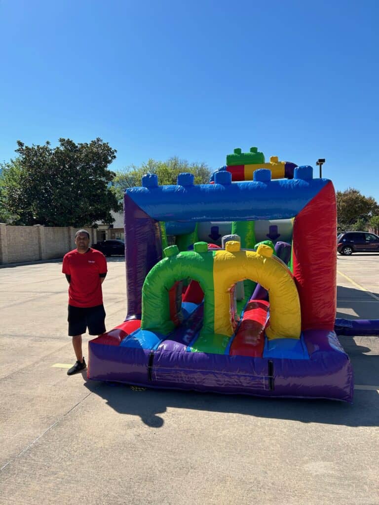 Texas Giant Lego Style Obstacle Course Rental