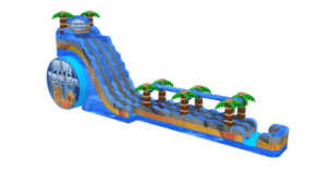 26 Ft Tall Blue Turbulence - Giant Water Slide Rental